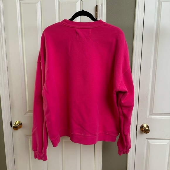 Good American x The B Project Powerful Woman Sweatshirt, Hot Pink, Size 4/XL - Picture 2 of 5
